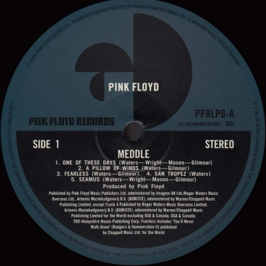 Вінілова платівка Pink Floyd – Meddle