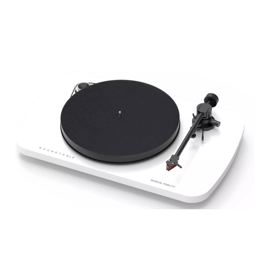 Musical Fidelity RoundTable S White Vinyl Record Player