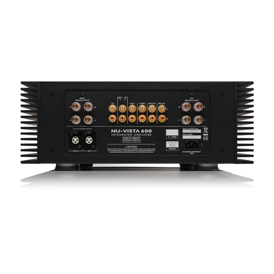 Стерео-підсилювач (інтегральний) Musical Fidelity NuVista 600 Black Стерео-підсилювач (інтегральний) Musical Fidelity NuVista 600 Black