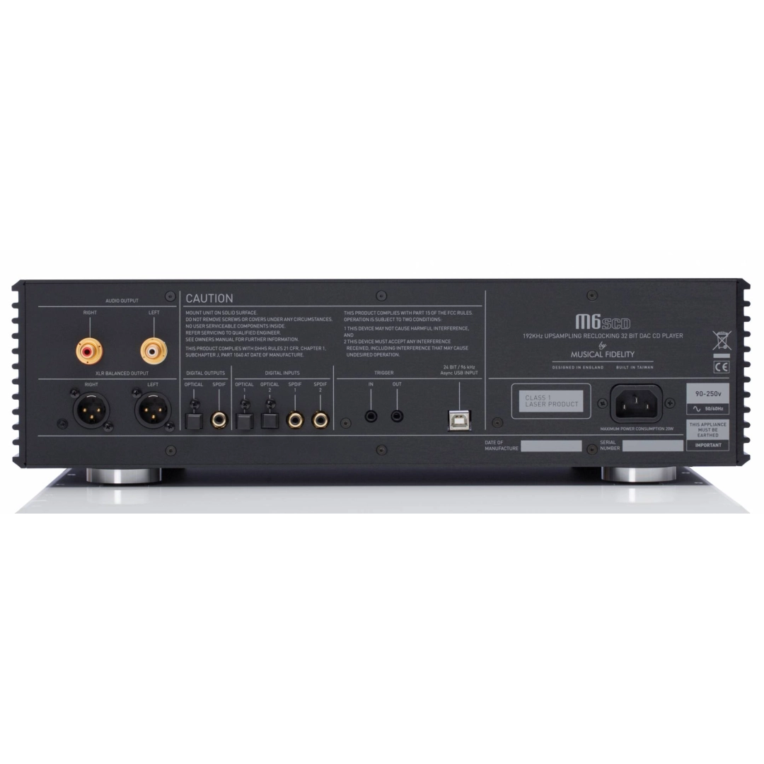 CD-програвач Musical Fidelity M6SCD Black CD-програвач Musical Fidelity M6SCD Black