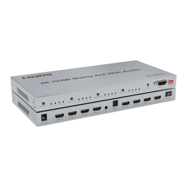HDMI V2.0 4K матриця 4X4 з підтримкою EDID RS232 з аудіо AirBase HD-MX03