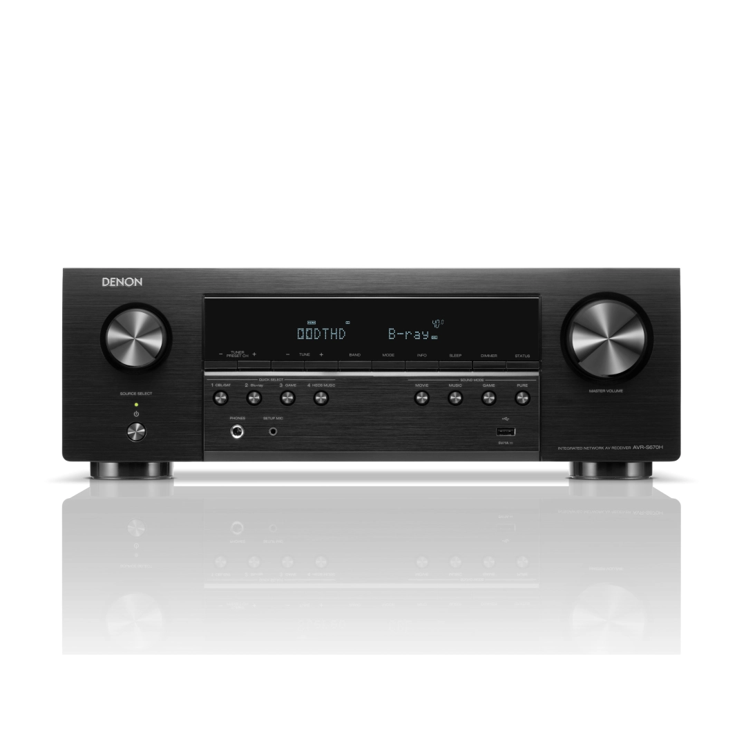 AV Ресівер Denon AVC-S 670H Black