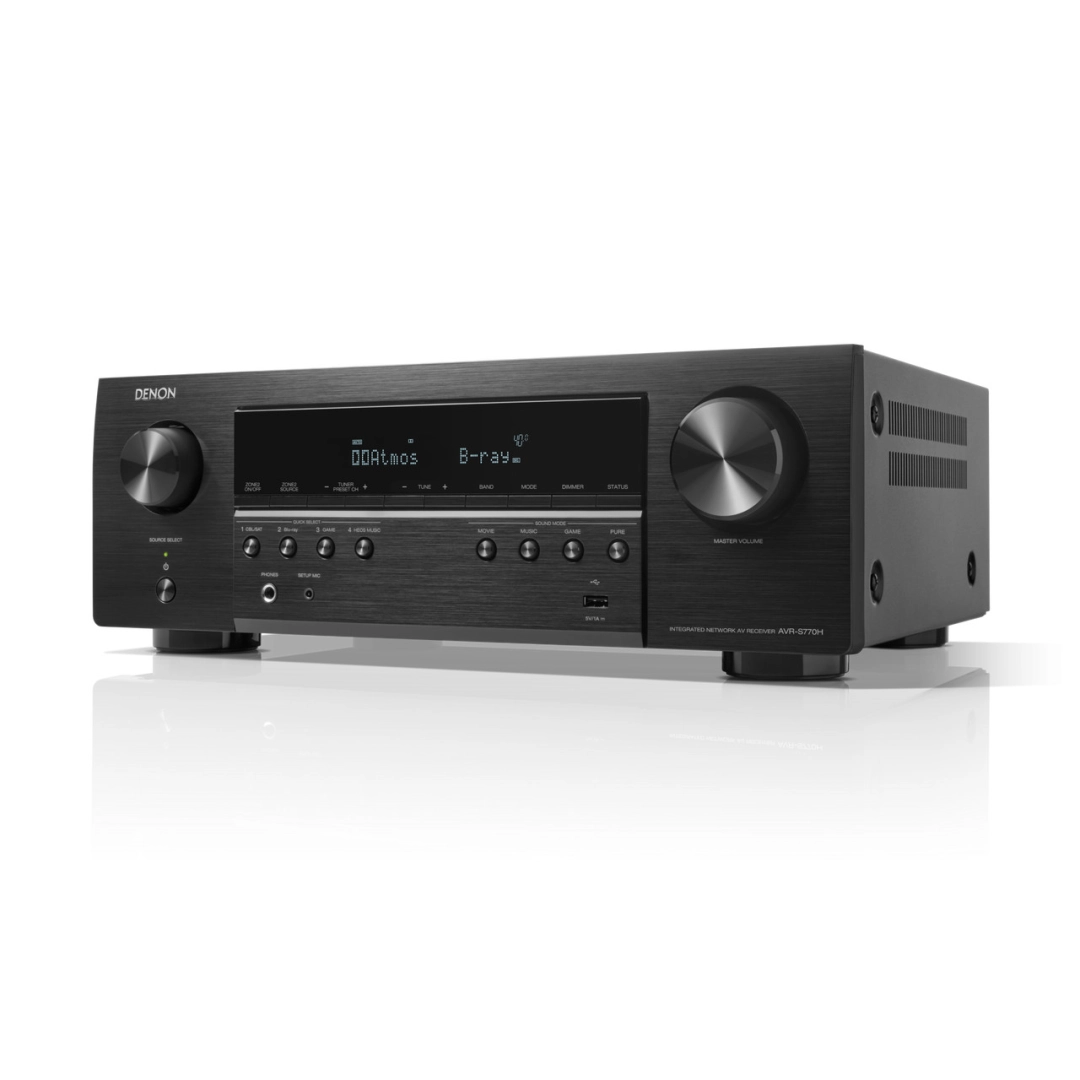 AV Ресівер Denon AVR-S 770H (7.2 сh) Black