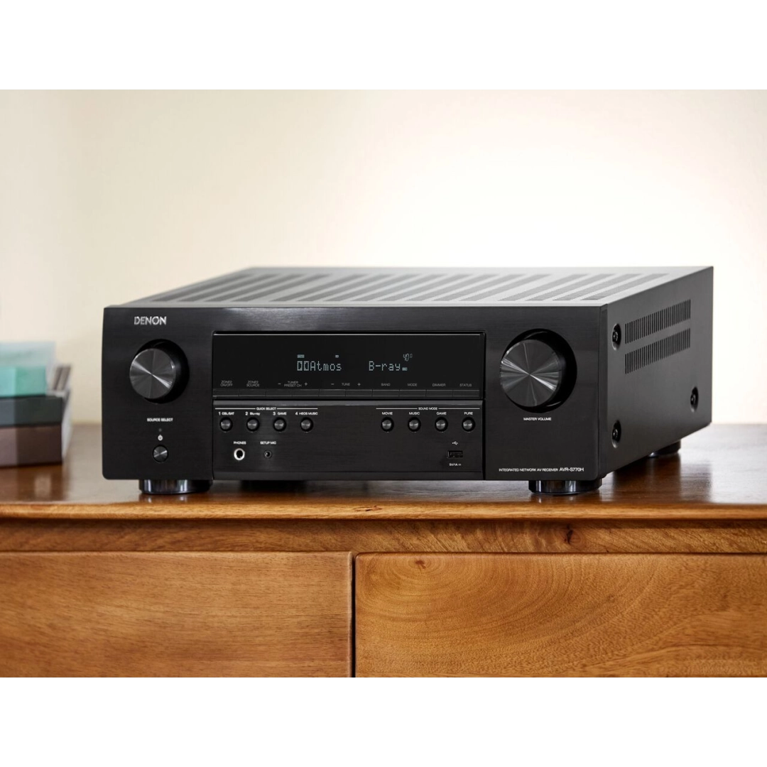 AV Ресівер Denon AVR-S 770H (7.2 сh) Black