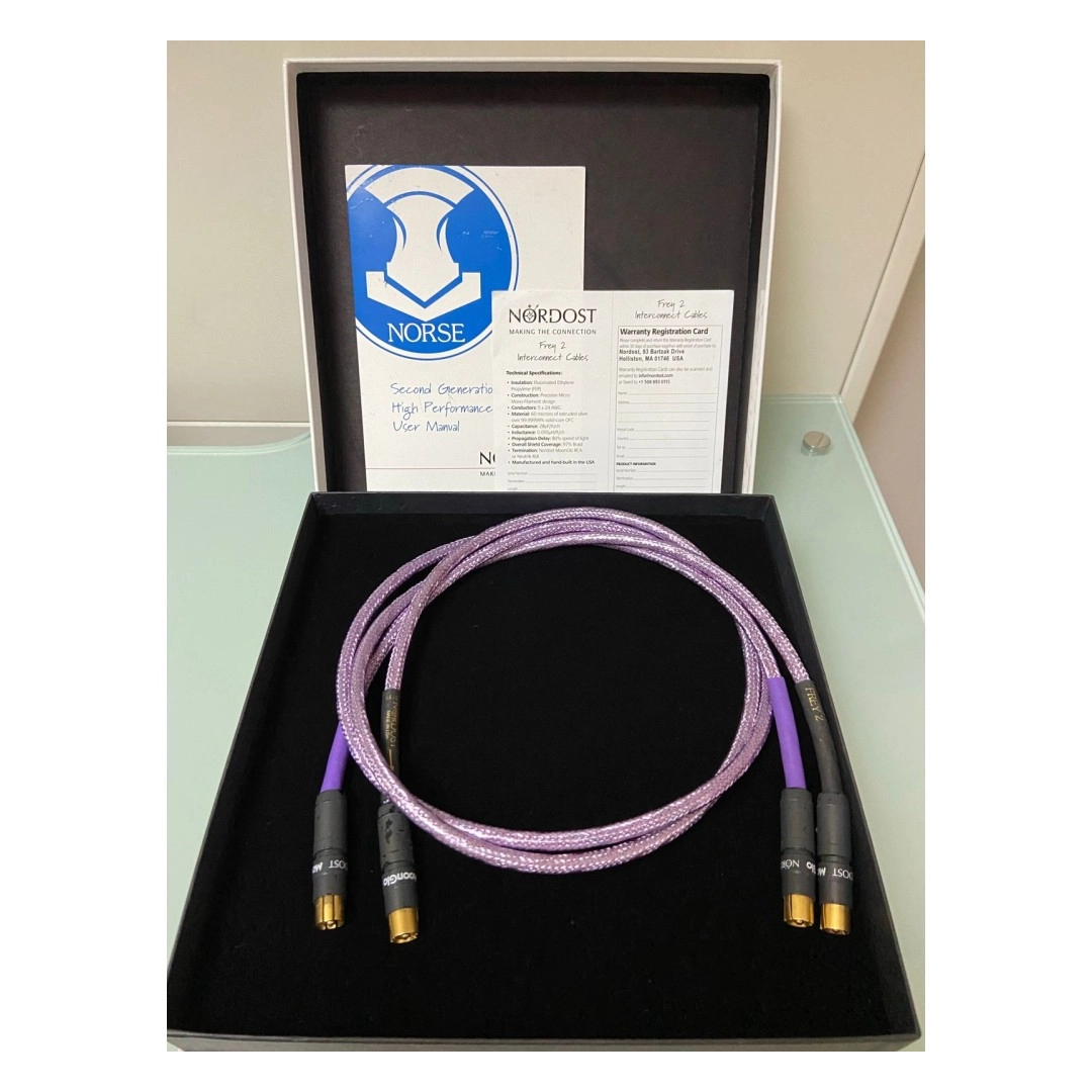Міжблочний кабель Nordost Frey-2 (RCA-RCA) 1m Міжблочний кабель Nordost Frey-2 (RCA-RCA) 1m