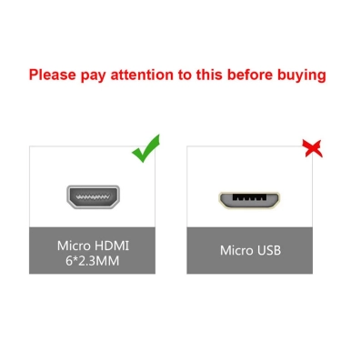 HDMI - micro HDMI Кабель 1м AirBase H-MC1