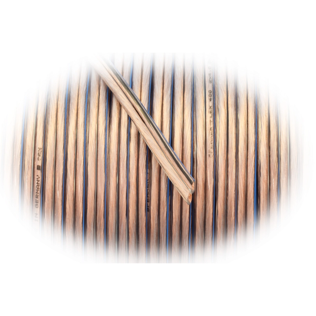 Акустичний кабель Goldkabel Speaker-Flex поперечний переріз 2 x 2,5 qmm, прозорий Акустичний кабель Goldkabel Speaker-Flex поперечний переріз 2 x 2,5 qmm, прозорий