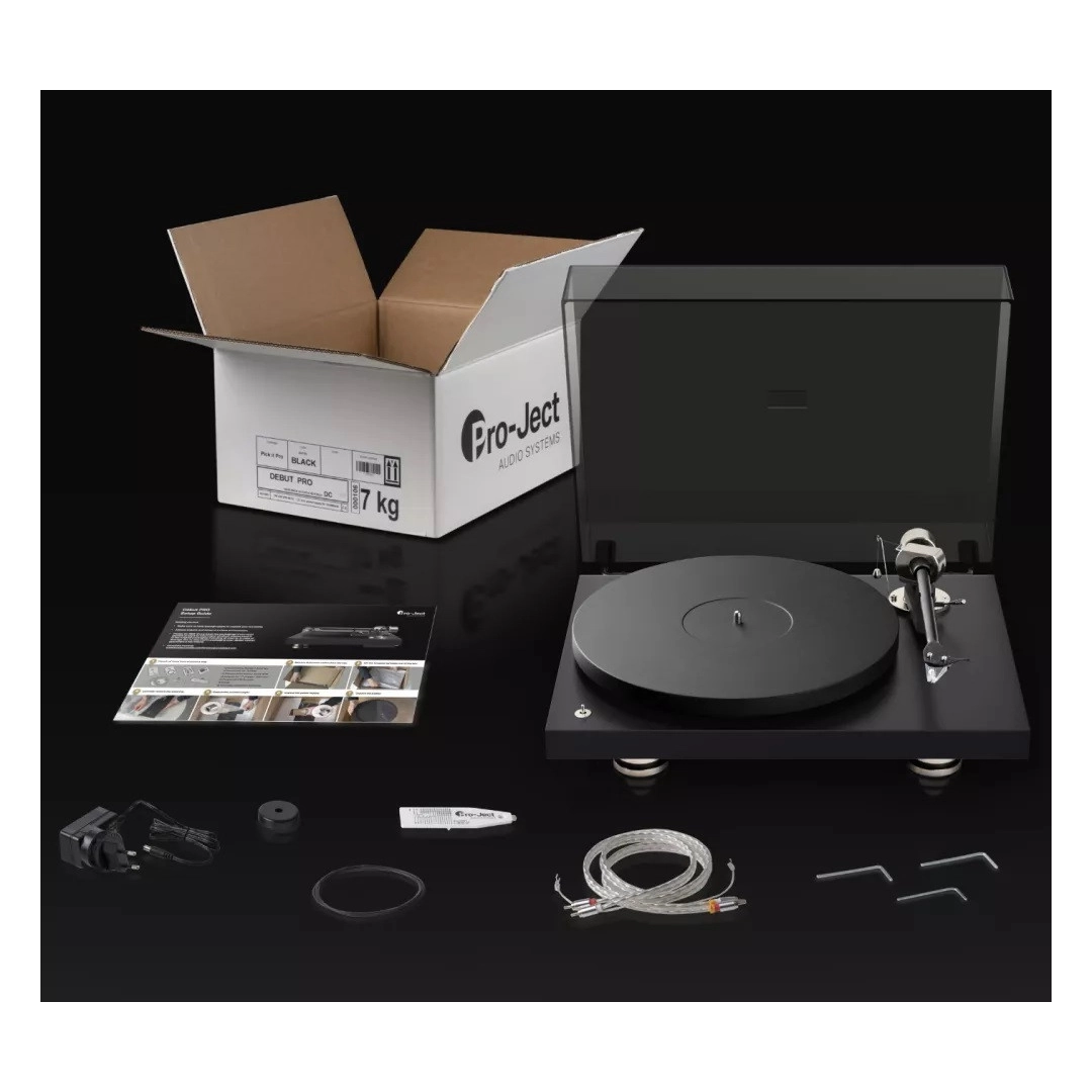Програвач вінілових пластин Pro-Ject Debut PRO Pick It PRO Satin Black Програвач вінілових пластин Pro-Ject Debut PRO Pick It PRO Satin Black