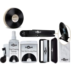 Набір для чищення Retro Musique Vinyl Record Cleaning Kit In Round Tin - Black/Silver Набір для чищення Retro Musique Vinyl Record Cleaning Kit In Round Tin - Black/Silver