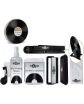 Набір для чищення Retro Musique Vinyl Record Cleaning Kit In Round Tin - Black/Silver