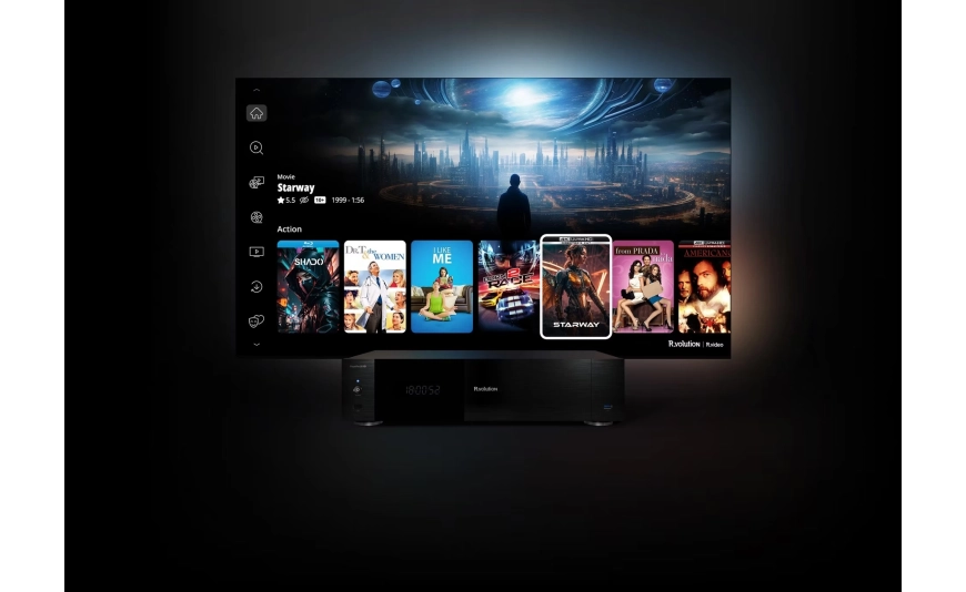 R_volution PlayerPro 8K TV — флагманський медіаплеєр нового покоління для стримінгу та домашнього кінотеатру